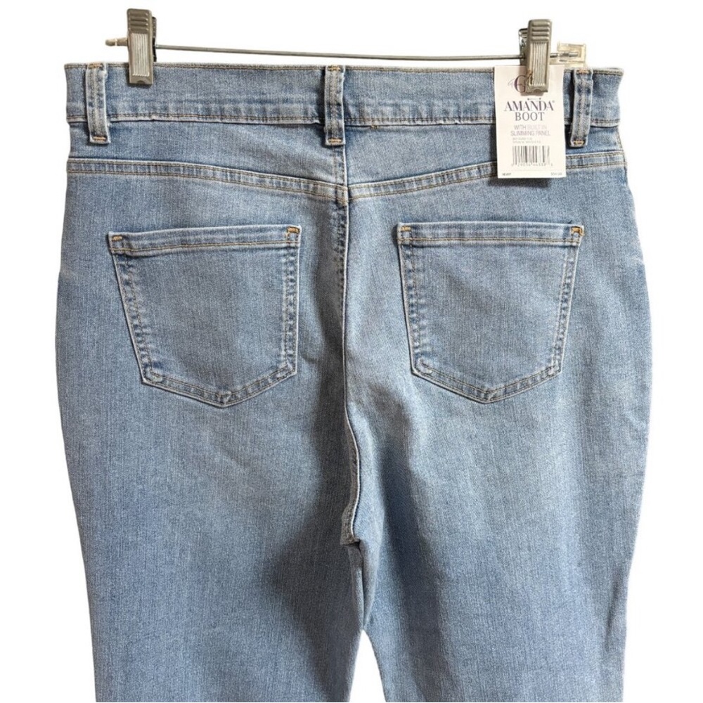 NWT! Women's Gloria Vanderbilt Classic Rise Amanda Bootcut Jeans Size 10 - Picture 8 of 13